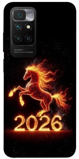 Чехол на Xiaomi Redmi 10 Red Fire Horse ver.1 фото 1 из 1
