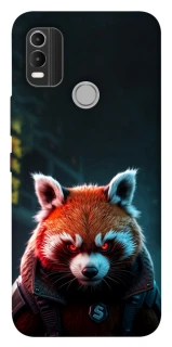 Чохол на Nokia C21 Plus Cyber Red Panda фото 1 з 1