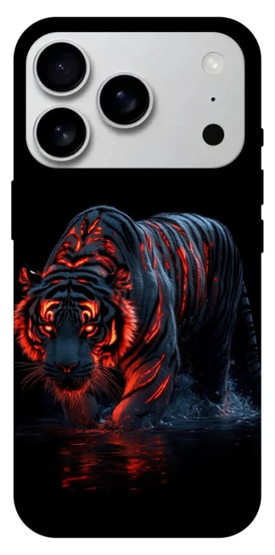 Чехол на Apple iPhone 17 Pro Max (6.9") fire tiger фото 1 из 1