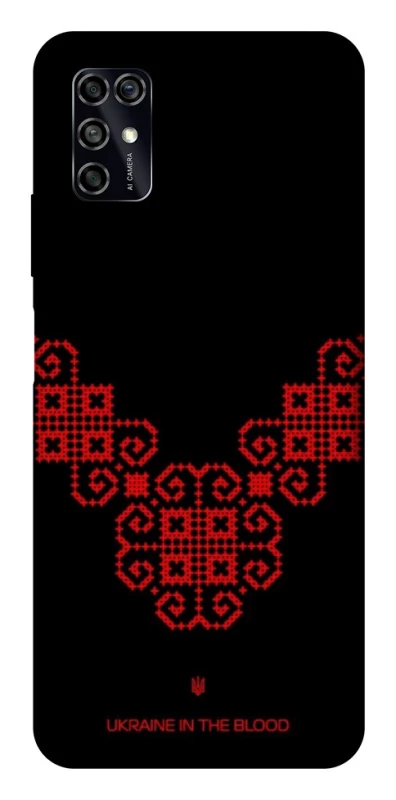 Чохол на ZTE Blade V2020 Smart Чорно-червона вишиванка фото 1 з 1