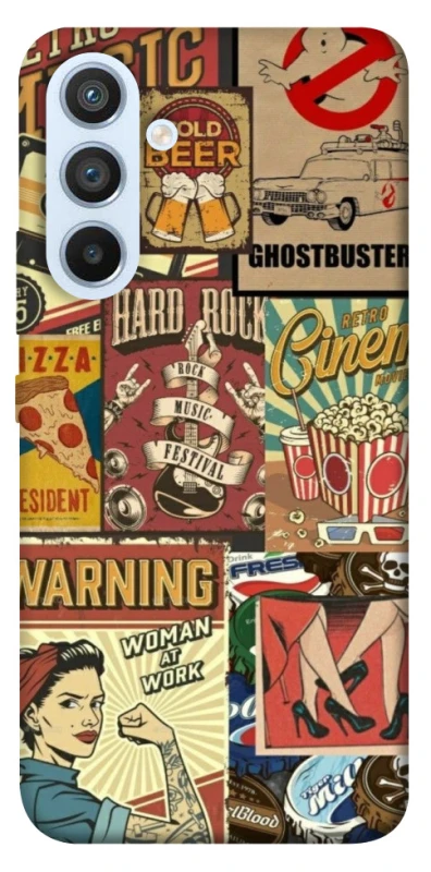 Чохол на Samsung Galaxy A54 5G Retro collage ver.2 фото 1 з 1