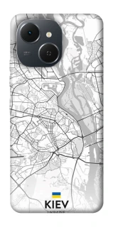 Чохол на TECNO Spark 40C Kiev white map фото 1 з 1