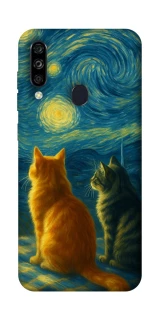 Чохол на ZTE Blade A7 (2020) Cats under the stars фото 1 Чохол на ZTE Blade A7 (2020) Cats under the stars фото 1 з 1
