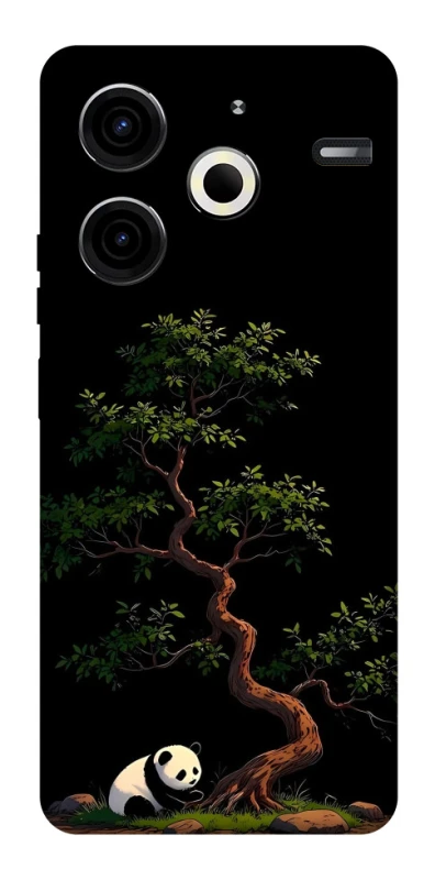Чохол на TECNO Pova 6 Neo (LI6) Panda and tree фото 1 з 1