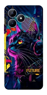 Чохол на Realme Note 50 5G Cyber Cat v2 фото 1 з 1