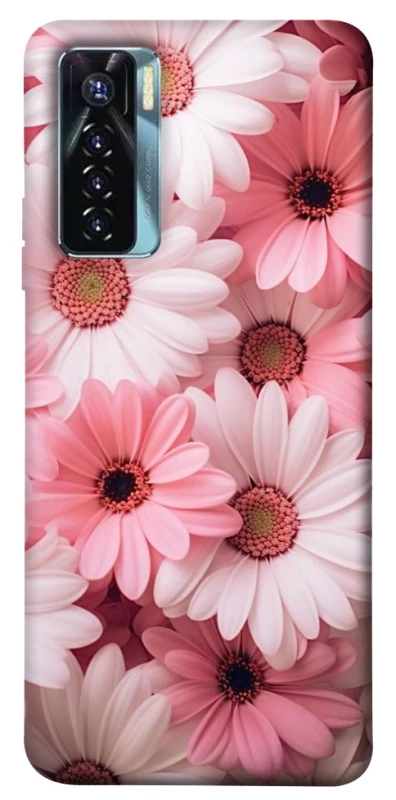 Чохол на TECNO Camon 17 Pro Рожеві Квіти v2 фото 1 з 1