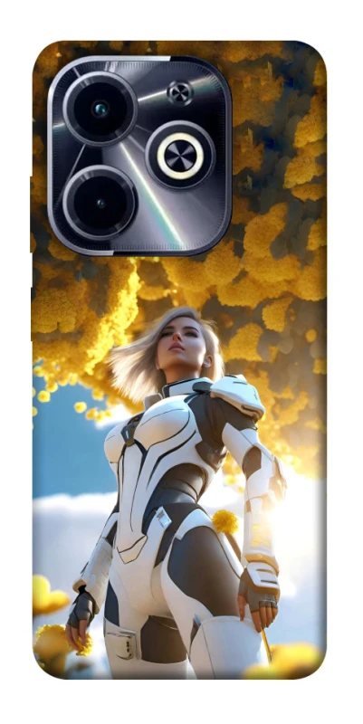 Чохол на Infinix Hot 40i Cyber space girl ver.3 фото 1 з 1