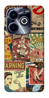 Чохол на Infinix Hot 40i Retro collage ver.2 фото 1 з 1