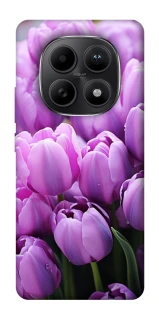 Чехол на Xiaomi Redmi Note 15 5G Фиолетовые тюльпаны фото 1 из 1