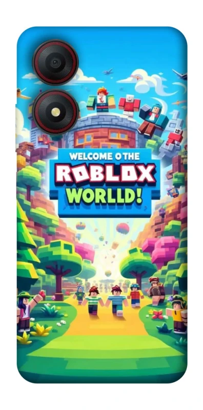 Чехол на ZTE Blade A34 4G Roblox World фото 1 из 1