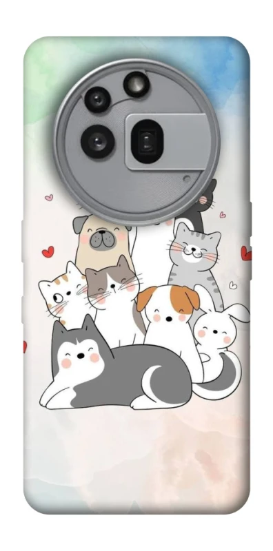 Чохол на Nothing Phone (3a) Pro Funny Pets ver.2 фото 1 з 1