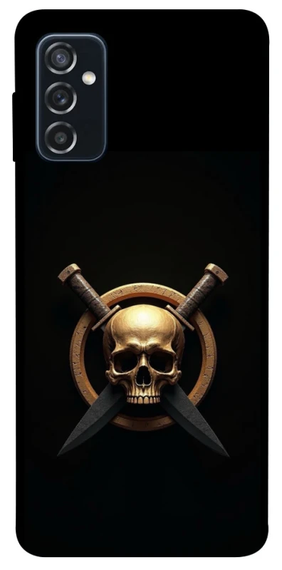 Чохол на Samsung Galaxy M52 Golden Skull фото 1 з 1