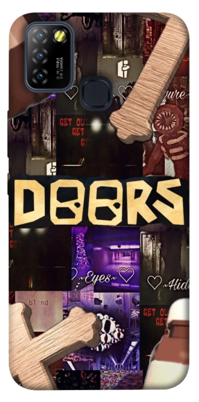 Чехол на Infinix Hot 10 Lite Roblox doors dark mode фото 1 из 1