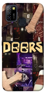 Чехол на Infinix Hot 10 Lite Roblox doors dark mode фото 1 из 1