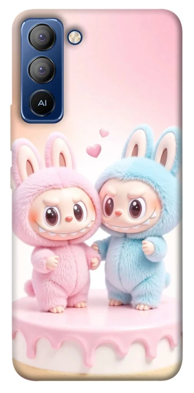 Чехол на TECNO Pop 5 LTE Labubu Twins фото 1 из 1