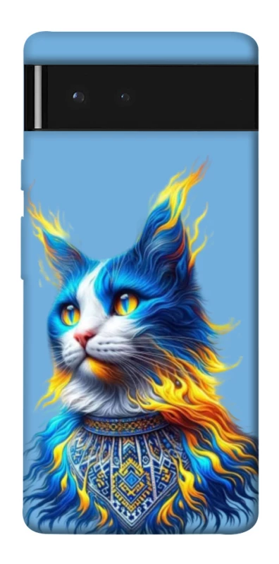 Чехол на Google Pixel 6 Кот патриот фото 1 из 1