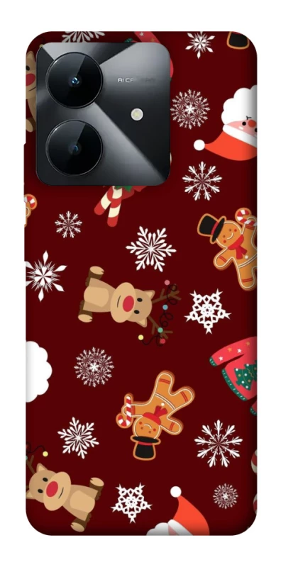 Чехол на Realme Note 60x Новогодний v6 фото 1 из 1