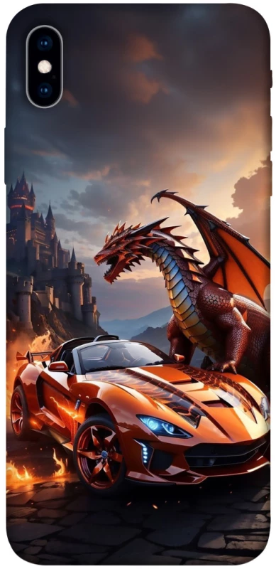 Чехол на Apple iPhone XS Max (6.5") Сar and dragon фото 1 из 1