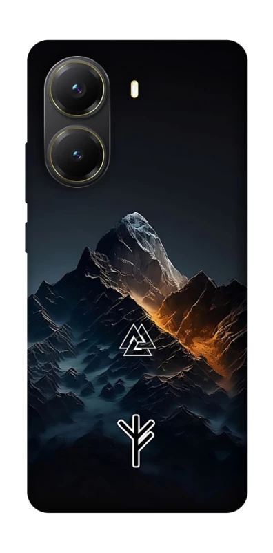 Чехол на Xiaomi Poco X7 Pro Руны в горах фото 1 из 1