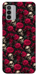 Чехол на Nokia G42 Черепа и розы фото 1 из 1