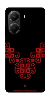 Чохол на Xiaomi Poco X6 Pro Чорно-червона вишиванка фото 1 з 1