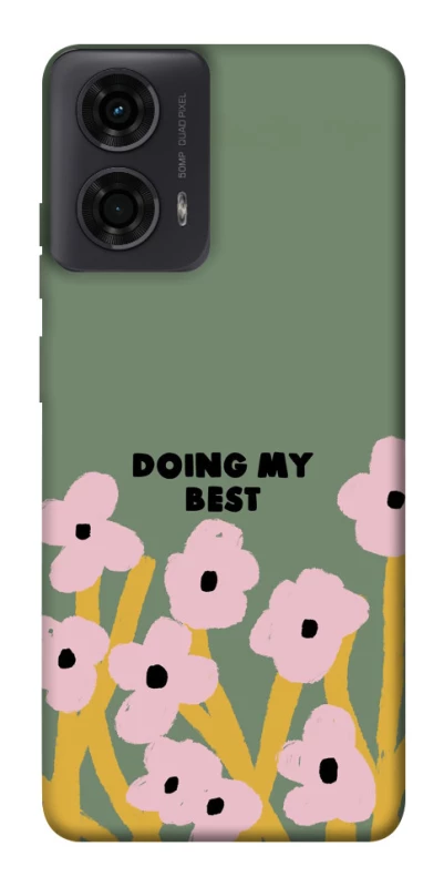 Чохол на Motorola Moto G24 Doing my best фото 1 з 1