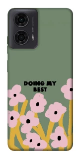 Чехол на Motorola Moto G24 Doing my best фото 1 из 1