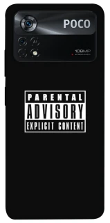 Чехол на Xiaomi Poco X4 Pro 5G Parental Advisory Label фото 1 из 1