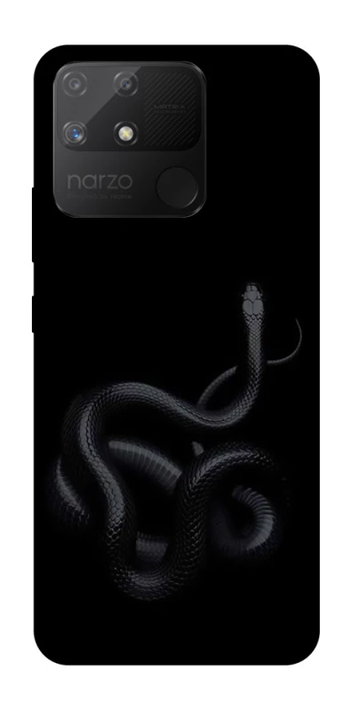 Чехол на Realme Narzo 50A Black snake фото 1 из 1
