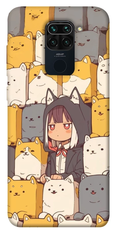 Чехол на Xiaomi Redmi Note 9 / Redmi 10X Like a cat фото 1 из 1
