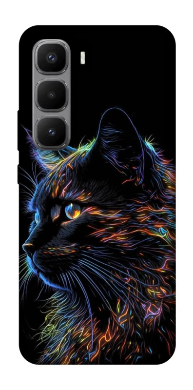 Чехол на Infinix Hot 60 Pro+ Черный кот фото 1 из 1