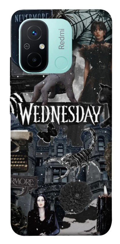 Чохол на Xiaomi Redmi 12C / Poco C55 Wednesday Collage ver.2 фото 1 з 1