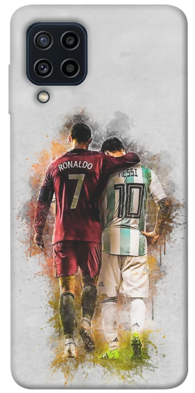 Чохол на Samsung Galaxy M22 Ronaldo та Messi фото 1 з 1