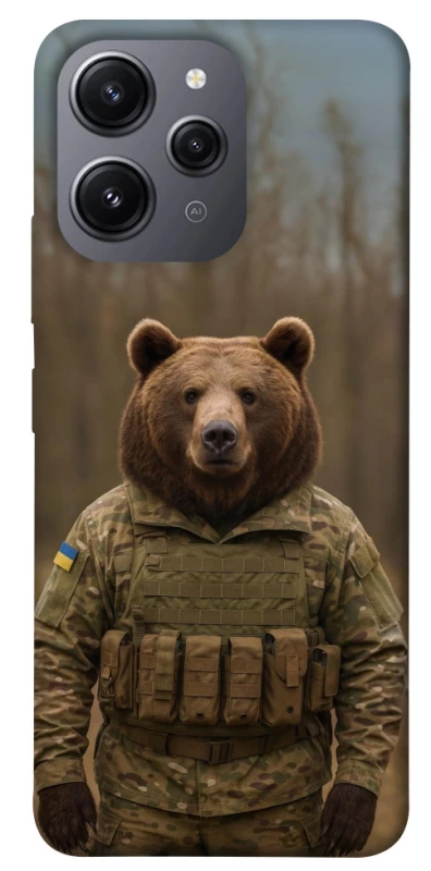 Чохол на Xiaomi Redmi 12 Ведмідь захисник фото 1 з 1