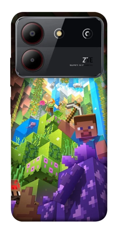 Чохол на ZTE Blade A54 4G Minecraft forever фото 1 з 1