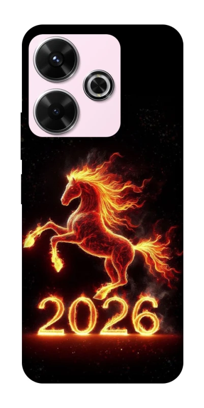 Чохол на Xiaomi Redmi 13 4G Red Fire Horse ver.1 фото 1 з 1