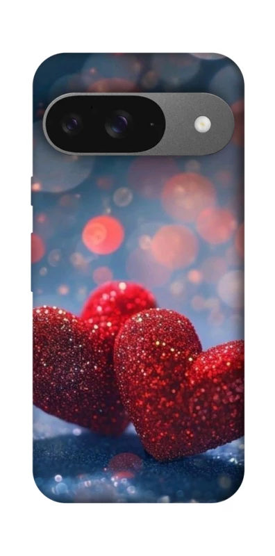 Чехол на Google Pixel 10 Red hearts фото 1 из 1