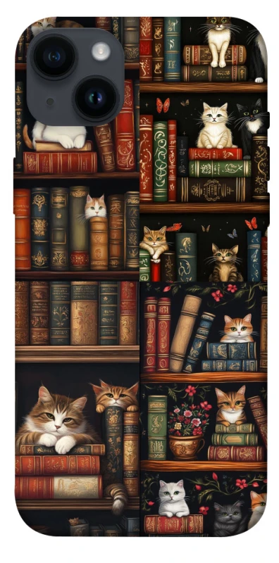 Чохол на Apple iPhone 14 Plus (6.7") Cats & Books фото 1 з 1