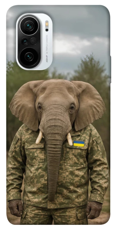 Чехол на Xiaomi Redmi K40 / K40 Pro / K40 Pro+ / Poco F3 Слон защитник фото 1 из 1