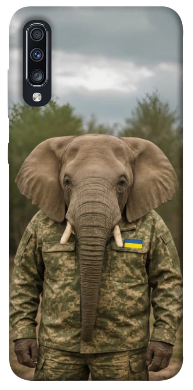 Чохол на Samsung Galaxy A70 (A705F) Слон захисник фото 1 з 1