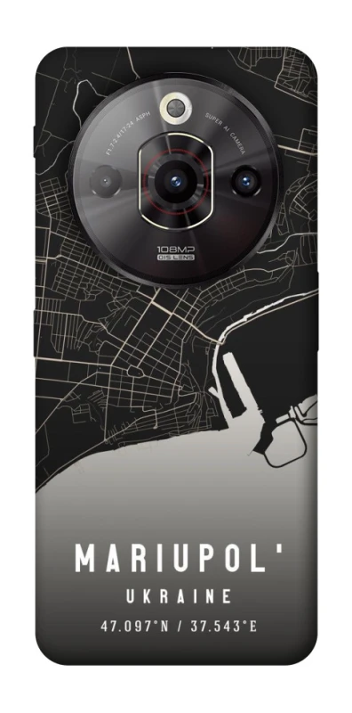 Чехол на ZTE Nubia Focus Pro Mariupol map фото 1 из 1