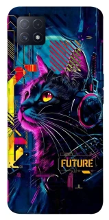 Чехол на Oppo A72 5G / A73 5G Cyber Cat v2 фото 1 из 1