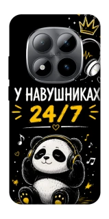 Чехол на Xiaomi Redmi Note 15 Pro 5G У навушниках 24/7 фото 1 из 1