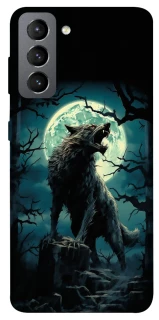 Чохол на Samsung Galaxy S21 FE Вовк під місяцем фото 1 з 1