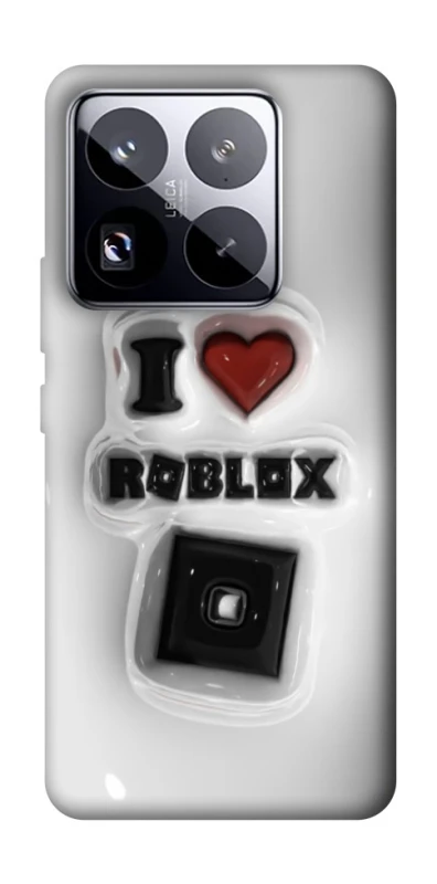 Чохол на Xiaomi 15 Pro I love Roblox фото 1 з 1