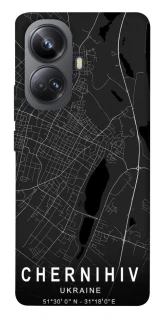 Чехол на Realme 10 Pro+ Chernihiv map фото 1 из 1