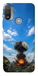 Чохол на Motorola Moto E20 Moscow never sleeps ver.6 фото 1 з 1