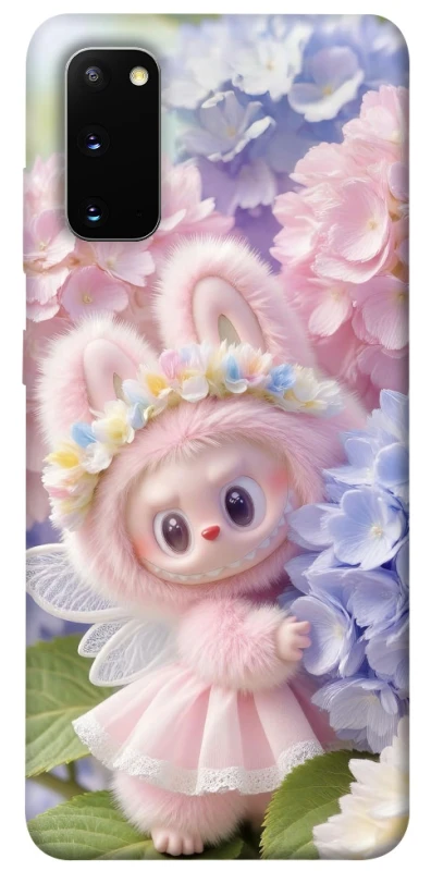 Чохол на Samsung Galaxy S20 Labubu & Flowers ver.1 фото 1 з 1