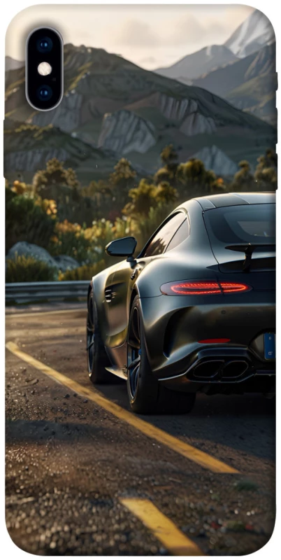 Чохол на Apple iPhone X (5.8") Car in the mountains фото 1 з 1