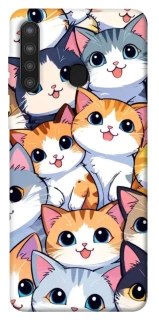 Чехол на Samsung Galaxy A21 Cute Cat v2 фото 1 из 1